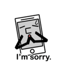 スマホで英語！（個別スタンプ：17）
