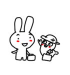 ウサギくんとサカナちゃん②（個別スタンプ：40）