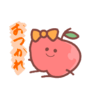 リンゴ★スタンプ（個別スタンプ：12）
