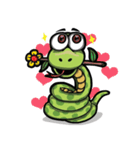 Sanook cute snake（個別スタンプ：1）