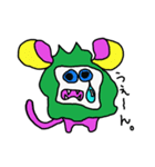だらだら もきちくん と らいきちくん（個別スタンプ：1）