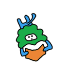 だらだら もきちくん と らいきちくん（個別スタンプ：17）