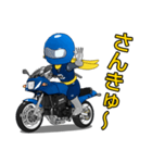 青いライダー（個別スタンプ：7）