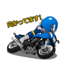 青いライダー（個別スタンプ：16）