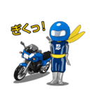 青いライダー（個別スタンプ：25）