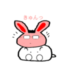 Fluffy Glasses Rabbit（個別スタンプ：20）