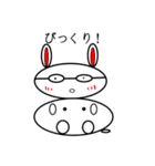 Fluffy Glasses Rabbit（個別スタンプ：23）