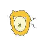 ねこに憧れるひよこ（個別スタンプ：1）