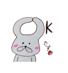 そばかすうさぎ（個別スタンプ：29）