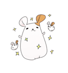 長いハムスターと女の子（個別スタンプ：26）