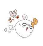 長いハムスターと女の子（個別スタンプ：28）