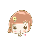 パステルカラーな女の子と、ときどきクマ（個別スタンプ：2）