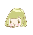 パステルカラーな女の子と、ときどきクマ（個別スタンプ：3）