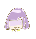 パステルカラーな女の子と、ときどきクマ（個別スタンプ：6）