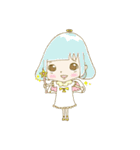 パステルカラーな女の子と、ときどきクマ（個別スタンプ：15）