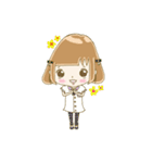 パステルカラーな女の子と、ときどきクマ（個別スタンプ：21）