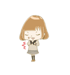 パステルカラーな女の子と、ときどきクマ（個別スタンプ：26）