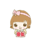 パステルカラーな女の子と、ときどきクマ（個別スタンプ：31）