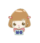 パステルカラーな女の子と、ときどきクマ（個別スタンプ：32）