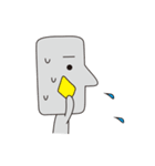 モアイくんの日常スタンプ（個別スタンプ：4）