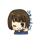日常おんなのこスタンプ2（個別スタンプ：1）