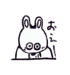 クレヨンうさぎ。（個別スタンプ：6）