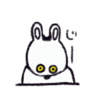 クレヨンうさぎ。（個別スタンプ：7）