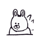 クレヨンうさぎ。（個別スタンプ：22）