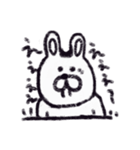 クレヨンうさぎ。（個別スタンプ：24）