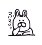 クレヨンうさぎ。（個別スタンプ：27）