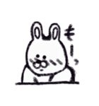 クレヨンうさぎ。（個別スタンプ：31）