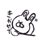 クレヨンうさぎ。（個別スタンプ：33）