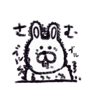 クレヨンうさぎ。（個別スタンプ：35）