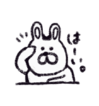 クレヨンうさぎ。（個別スタンプ：36）