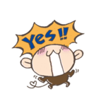 ぶたぞう＆もんきち~豚猿の仲…良し～（個別スタンプ：3）