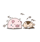 ぶたぞう＆もんきち~豚猿の仲…良し～（個別スタンプ：22）