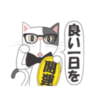 真面目な猫（個別スタンプ：5）