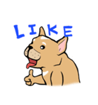 Somboon Happy French Bulldog (Eng)（個別スタンプ：22）
