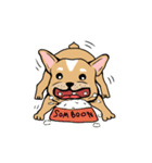 Somboon Happy French Bulldog (Eng)（個別スタンプ：23）