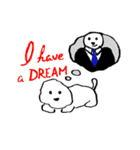 Abu the Maltese - Have a dream（個別スタンプ：40）