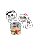 愛猫しろひこ＆おとみのスタンプ（個別スタンプ：7）