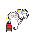 愛猫しろひこ＆おとみのスタンプ（個別スタンプ：21）