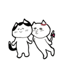愛猫しろひこ＆おとみのスタンプ（個別スタンプ：22）