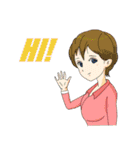 ワーキングウーマン（個別スタンプ：8）