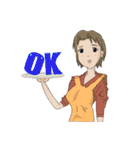 ワーキングウーマン（個別スタンプ：10）