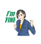 ワーキングウーマン（個別スタンプ：21）