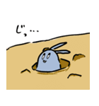 うさぎぎぎぎぎぎー（個別スタンプ：4）
