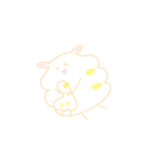 floating cloud sheep（個別スタンプ：23）