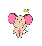 Chompu, The Pink Ears Mouse（個別スタンプ：4）