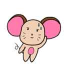 Chompu, The Pink Ears Mouse（個別スタンプ：6）